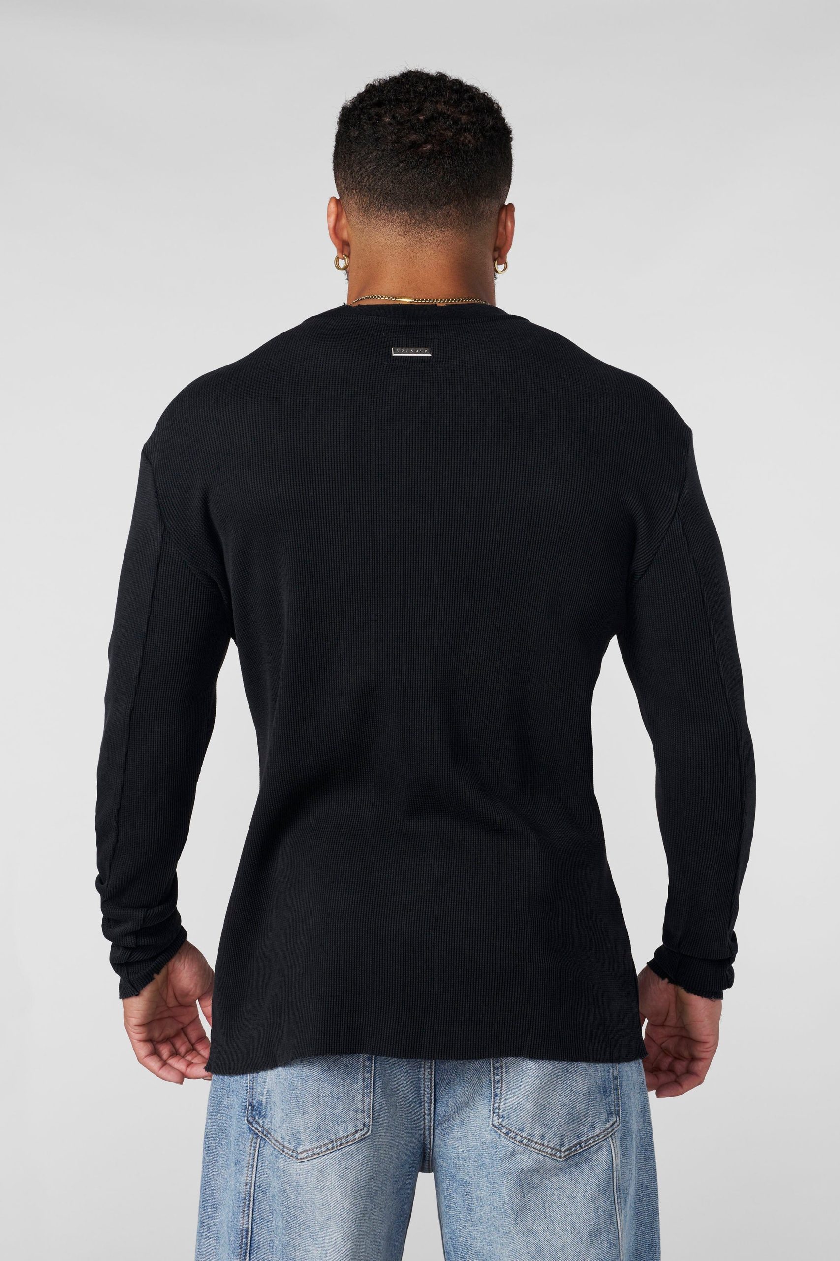 8094 - Tailored Waffle Longsleeves - Image 8